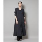 ショッピングマキシ丈 ワンピース ライトコットンダンボールフレアワンピース