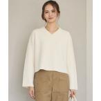 ニット セーター 「SLOW/一部店舗限定」ソフトウール Vネック ニット レディース