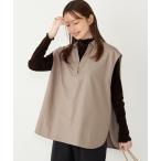 ブラウス シャツ SHIPS Colors_「手洗い可能」TR スキッパー オーバー シャツ レディース