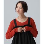 tシャツ テンセル混クルー　582459 レディース