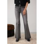 ジーンズ デニム デニムパンツ AZUL DENIM センタープレスセミフレアデニム レディース