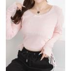 tシャツ レタリングクロップドカットソー「大きいサイズ有り」 レディース