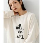 トレーナー スウェット 「DISCUS×DISNEY」「ミッキーマウス」キャラクタープリントスウェットトレーナー メンズ レディース ユニセックス レ
