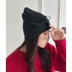 ニット帽 ニットキャップ リボンデザインニット帽 レディース
