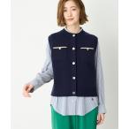 ショッピングボレロ カーディガン スムースニットベスト レディース
