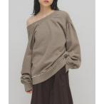 tシャツ 2WAYルーズスウェット レディース