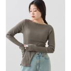 tシャツ 「shay」オフショルダーカットアウトトップス レディース