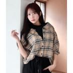 ブラウス シャツ エコチェックレイ