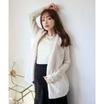 コート アウター ノーカラーファー