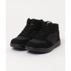 ショッピングレトロ スニーカー moz(モズ) あったかチェック柄レトロ異素材コンビハイカットスニーカー レディース