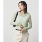 ショッピンググリーン tシャツ チュール ドッキング シアー プルオーバー レディース