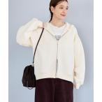 パーカー CVCダンボールジップパーカー レディース