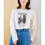 tシャツ コットンフォトプリントロンT レディース