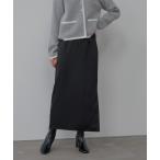 スカート サテンスリットナロースカート603770