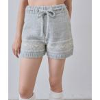 パンツ ニットショートパンツ レディース