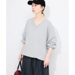 トレーナー スウェット Vネックビックシルエットスウェット レディース