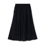 スカート サテンジョーゼット セミマーメイドスカート