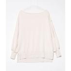 [mideal] трикотажный джемпер с длинным рукавом FREE белый женский 