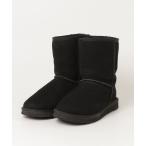 「UGG」 ムートンブーツ 24cm ブラック レディース