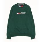 「TOMMY HILFIGER」 スウェットカットソー MEDIUM グリーン メンズ
