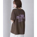 「AMERICANA」 半袖Tシャツ FREE ブラウン レディース