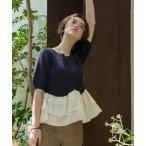 「loin nuit」 半袖ニット FR