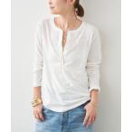 tシャツ COTTON SLAB HENRY Tシャツ レディース