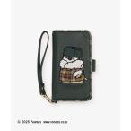 スマホケース ブック型iPhone8/7/SE3・2ケース/PEANUTS/Afternoon Tea Original Tartans