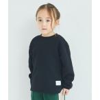 トレーナー  「ぬくふわ」裏起毛 ユニセックス 裾ラウンド ネーム付き スウェット キッズ 子供服 男の子 女の子