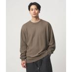 セーター ニット メッシュ レイヤード クルーネック ニット メンズ