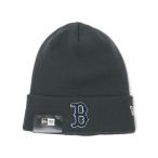 ニット帽 ニットキャップ NEW ERA: ベーシック MLB ロゴ 刺繍 ニットキャップ メンズ