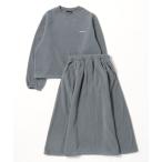 ショッピングセール ボトムス セットアップ CREW NECK LONG SLEEVE T-SHIRT＆SKIRT SET/クルーネック　ロングスリーブ Tシャツ＆スカートセット