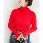 ニット セーター 「追加」ウォッシャブル / タートルリブニット レディース