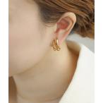 イヤリング ダブルラインイヤリング レディース
