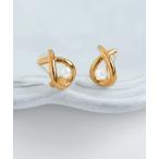 ショッピングイヤリング イヤリング パール×クロスラインイヤリング レディース