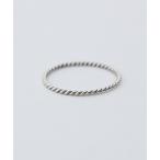 指輪 リング 「kare」シルバー ツイスト エレガント ピンキーリング お守り レディース