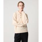ショッピングウール ニット セーター 「Steven Alan」ウール カシミヤ ポロニット レディース