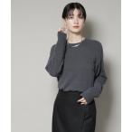 ショッピングnano ニット セーター ミニラメシャギ−ニットプルオーバー レディース