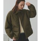 カバーオール パデッドキルト 襟付きジャケット レディース