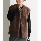コート アウター Sheep Like Fur クルーネックベスト レディース