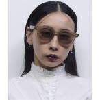 サングラス 「黒石奈央子さん コラボ」 Zoff｜Naoko Kuroishi ウェリントン型 サングラス｜黒縁 クリアフレーム カラーレンズ 紫外線