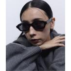 サングラス 「黒石奈央子さん コラボ」 Zoff｜Naoko Kuroishi ウェリントン型 サングラス｜横長 黒縁 クリアフレーム カラーレンズ