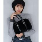 ボストンバッグ フェイクファーボストンBAG「ハンド＆ショルダー仕様」 レディース