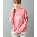 tシャツ ピグメント加工 フリル付き