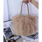 ハンドバッグ フェイクファーハンドバッグ