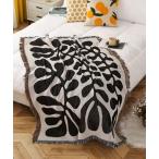 ブランケット ジャガード織 グラフィック