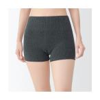 婦人　コットン混もこもこニットオーバーパンツ