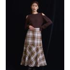 スカート チェックマーメイドスカート