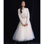 ショッピングワンピース ワンピース 「15周年」ツイードチュールドッキングワンピース