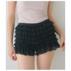 インナーシャツ 肌着 フリルペチパンツ レディース